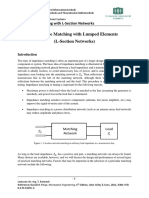 Impedance Matching L Section PDF