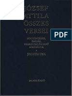 József Attila Összes Versei - Rögtönzések, Tréfák, Személyes Érdekű Apróságok. Jegyzetek. Kritikai Kiadás (Stoll Béla - Balassi Kiadó, 2005) PDF