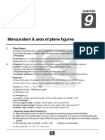 Mensuration & area of plane figures
