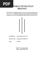 Download LAPORAN PENELITIAN BIOLOGI by Syahrijal Asc SN44294774 doc pdf