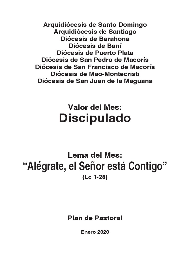 Guía Pastoral Enero 2020 | PDF | María, madre de Jesús | Jesús