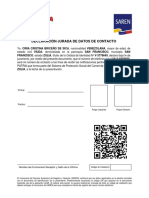Declaracion de Contactos PDF