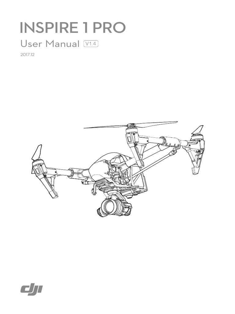 INSPIRE 1 PRO User Manual EN PDF | PDF | Battery Charger | Camera Lens