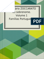 Dicionário ZOCCARATO de sobrenomes portugueses