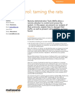Pest Control - Taming The RATS PDF