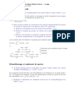 2017 Partiel Traitement Signal M1 Corrige PDF