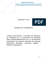 Informe Topografico Final Querapi