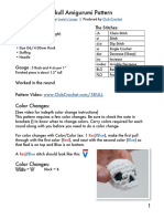 Crocheted Skull PDF Pattern Club Crochet