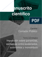 Imposición sobre ganancias, asimetrías entre asalariados, autónomos y monotributo