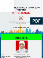 Materi Undang-Undang Kebidanan No. 4 Tahun 2019 - Kuningan PDF