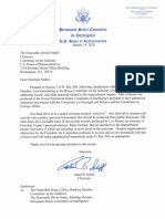 House Transmittal Letter - Impeachment New Evidence
