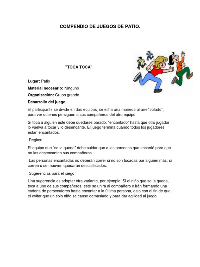 Instructivo Juguetes De Patio Juego De Patio – Edudak