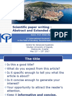 Scientific Paper Structure