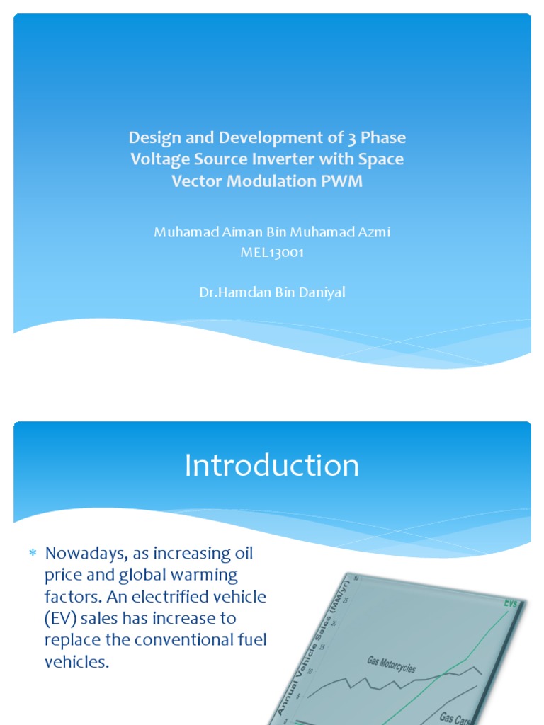 3-Phase VSI with Space Vector PWM | PDF | Power Inverter | Electric Motor