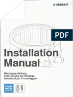 Geberit Installation Manual