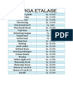 Harga Etalase