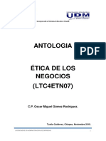 Antología Etica de Negocios