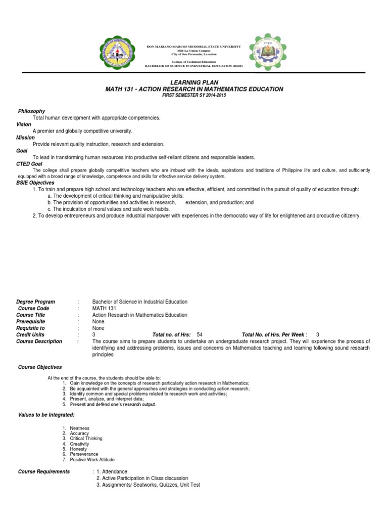 Action Research in Mathematics Education | PDF | Action Research | Data ...