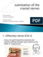 Examination of The Cranial Nerves