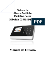 Alarma DUAL TOUCH A COLOR Y TOUCH GSM (SOLO APLICAR CONFIGURACION GSM)