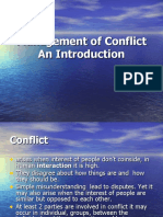 Management of Conflict An Introduction