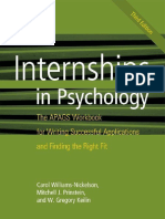 Libro Internships in Psychology PDF