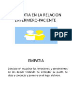 La Empatia en La Relacion Enfermero-Paciente