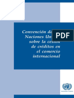 Cesión de Créditos-Comercio Internacional