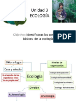 Unidad 3 Ecologia