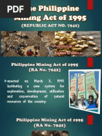 Philippine Mining Law RA 7942