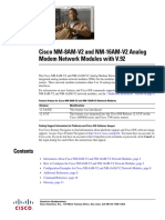 Fdocuments - in - Cisco NM 8am v2 and NM 16am v2 Analog Modem Cisco NM 8am v2 and NM 16am v2 Analog