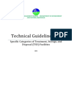 Technical Guidelines For Specific Categories of TSD Facilities PDF