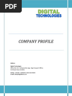 Company Profile - Digital Technologies v1.1