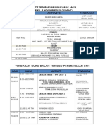 Tentatif Program Maulidur Rasul 1441H