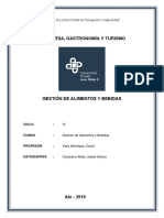 Gestion de Alimentos y Bebidas Isa