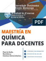 Maestría en Química para Docentes UASD