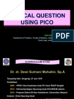 Clinical Question Using PICO