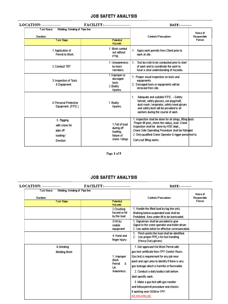 Jsa Welding Grinding PDF Personal Protective Equipment Prevention