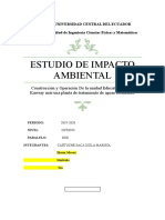 Estidio de Impacto Ambiental