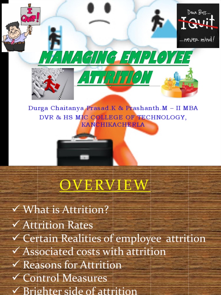 Managing Employee Attrition | PDF | Work–Life Balance | Employment