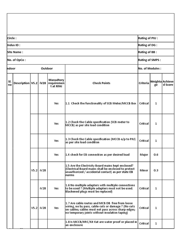 P1 Checksheet HDHSGDGDGDGDGD PDF Electrical Wiring Ac Power
