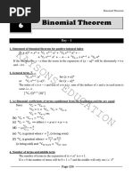 Binomial Theorem