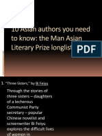 10 Asian Authors in Asia