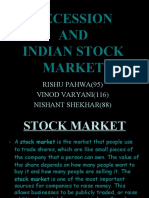 Indian stock market recession effects