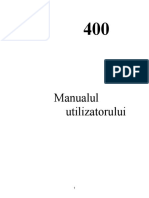 Manual de Utilizare PENTRA 400 - N
