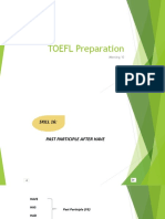 TOEFL Preparation Meeting 10 Past Participles and Modals