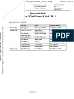 Release Bulletin - PhilipsDICOM - Viewer - R3.0L1SP12