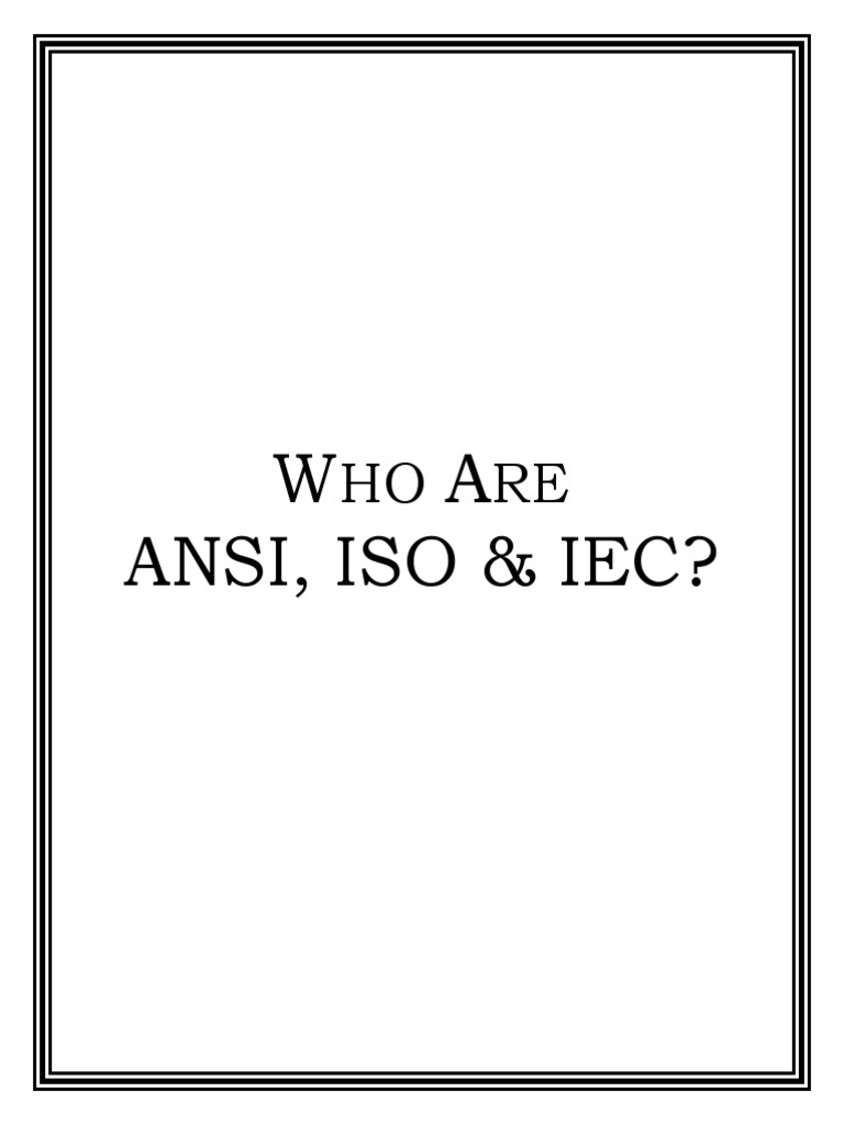 Ansi Iso Iec PDF | PDF | International Organization For Standardization ...