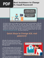 Change AOL Email Password PDF