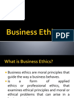 Business Ethics Day 1